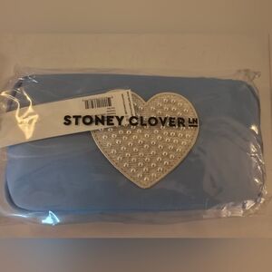 Stoney Clover Lane Periwinkle Jumbo Heart Small Pouch